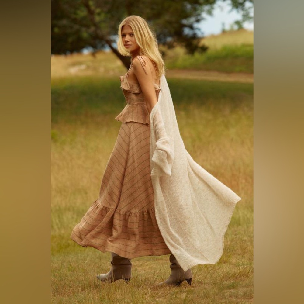 Hunter Bell Jamison Ruffle Midi Dress - Picture 4 of 14
